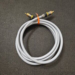 LIKE NEW MONSTER M500CV-2M PIN COAXIAL 24K CONNECTION CABLE - 2 METERS LONG